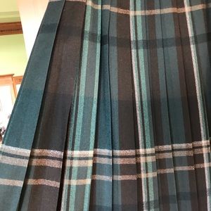 Pleated plaid Skirt